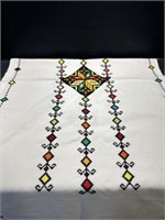 Ukrainian Embroidery long table runner 26"x78"