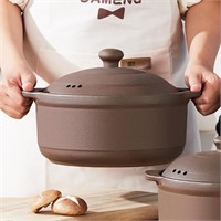 Casserole Clay Pots  Earthenware Rice T4-3.6QT