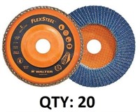 Lot of 20 Walter Flexsteel Flap Discs - NEW $140