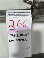 1X, TABLE MOUNT CAN OPENER