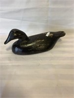 Vtg. hand carved duck decoy 14"