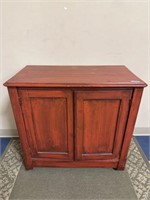 Antique distressed painted commode