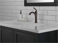 Delta Woodhurst Bronze 1-Handle Sink Faucet