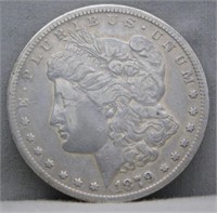 1879-CC Morgan Silver Dollar.