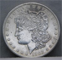 1902-O Morgan Silver Dollar.