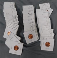 (69) Lincoln Head Cents, Dates Range 2012-2013.