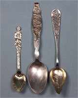 (3) Good Sterling Silver Spoons