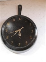 Vintage Cast Iron Skillet Wall Clock