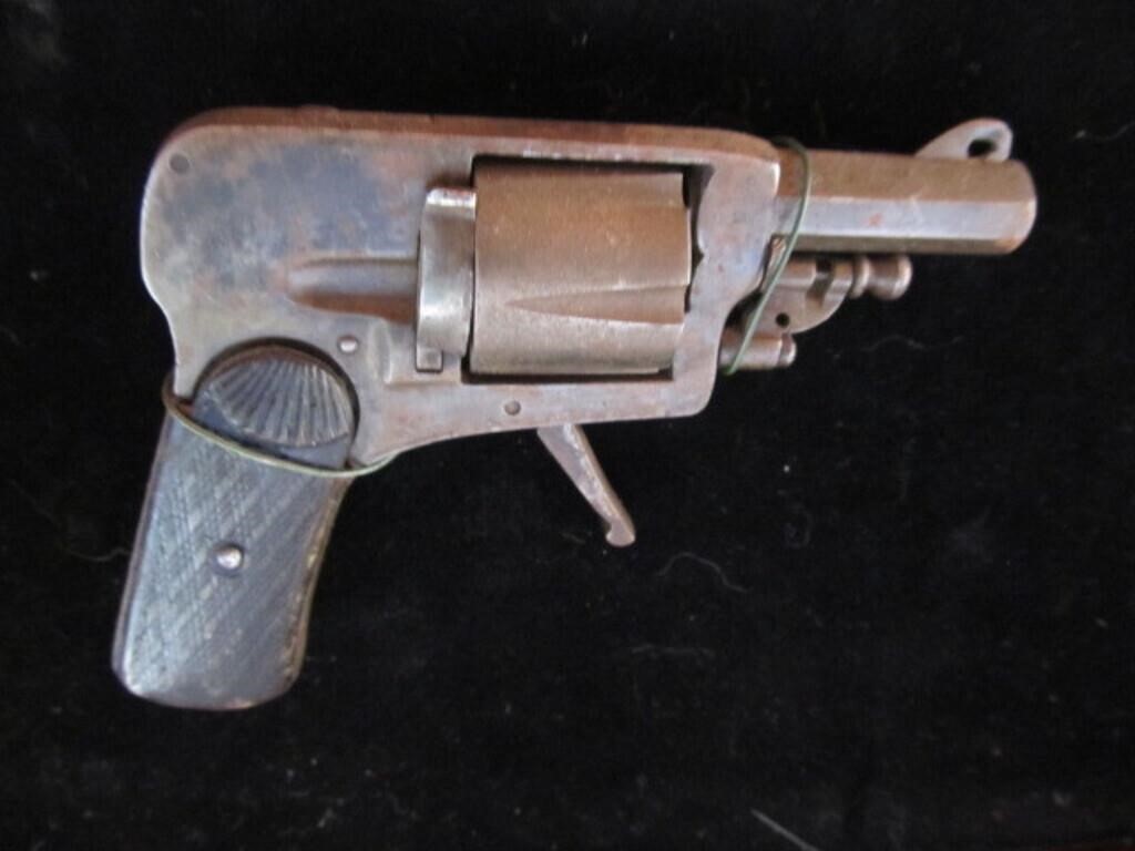 Antique .25 ACP (6.35mm) Revolver on Frame