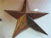 Large Texas Metal "License Plate" Lone Star