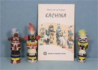(3) Vintage Hopi Indian Kachina Dolls
