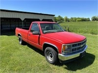 1998 Chevrolet Single Cab, Long Bed Truck