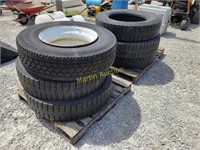 Semi Tires/Wheels (6) 1100 R 22.5