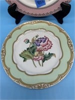 2 Andrea Floral Plates
