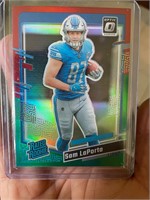 Sam LaPorta Red Green Prizm Rated Rookie