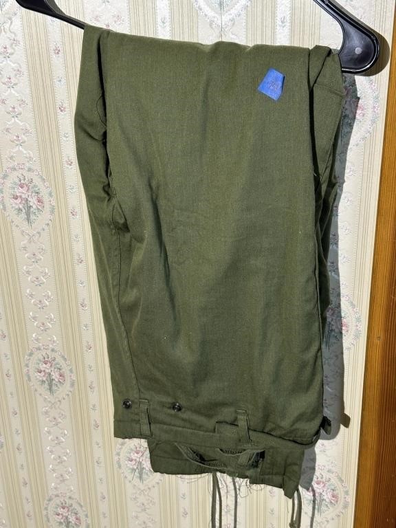 Pair Of Military Chemical Protective Pants Sz S