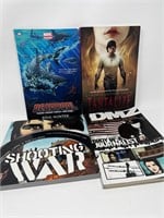 Graphic Novels DMZ, Deadpool etc