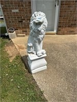 Large 2pc Lion Statue