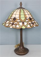 Contemporary Stained Glass Table Lamp