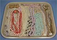 Faux Pearl Beaded Necklaces