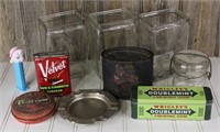 Tins, Vases, & More