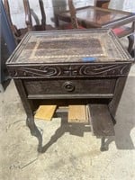 Antique Lamp Table- Needs Work