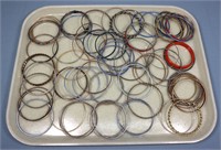 Large Group of Bangle Bracelets