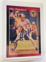 Billy Ripken Autographed Baseball Card