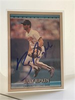 1992 Donruss Billy Ripken  Orioles #734 Signed