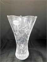 vintage crystal vase
