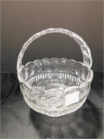 vintage bowl with handle Fifth Avenue Crystal LTD