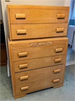Vintage Thomasville Solid Wood Dresser Tallboy
