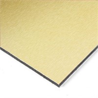 Falken Panel Brushed Gold  36x36x1/8 in. ( 3 pcs)
