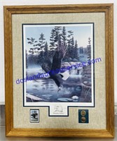 1990 Leo Stand “Boundary Waters” Print (25 x 21)