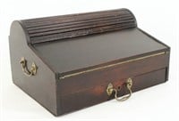 Sheraton Writing Box w/ Tambour, C. 1800