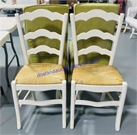 Pair of Matching Kitchen Chairs (37”)
