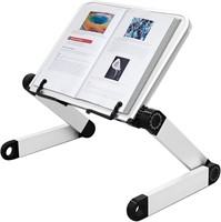 10x15 Black Aluminum Book Stand  Adjustable
