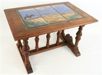 Taylor Tile Six-Tile Native American Table 1930's