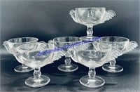 Lot of (6) Rooster Custard Dishes