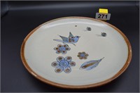 Signed Mexican art pottery 10” plate