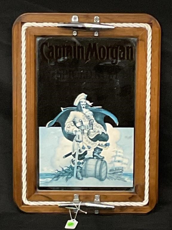 Captain Morgan Spice Rum advertising mirror -