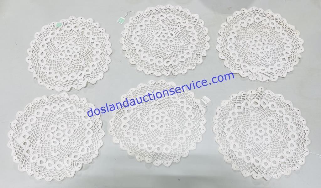 Lot of (6) Matching Doilies