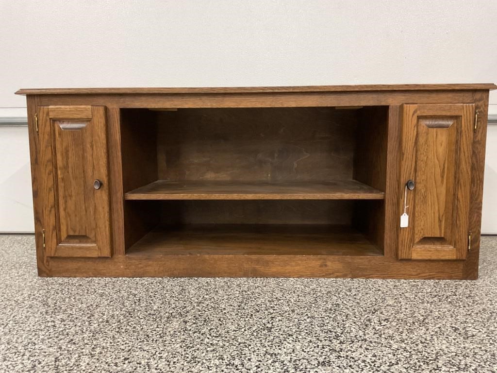 solid wood walnut tv stand - 60 inches x 21 in.
