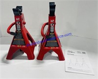 Pair of Big Red Jack Stands, 3 ton