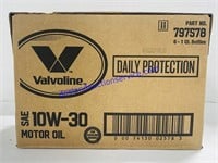 Unopened Box of Valvoline 10W-30 Motor Oil