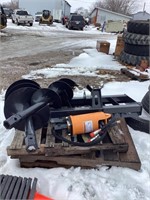 New Wolverine Heavy Duty Skid Steer Auger w/ Two