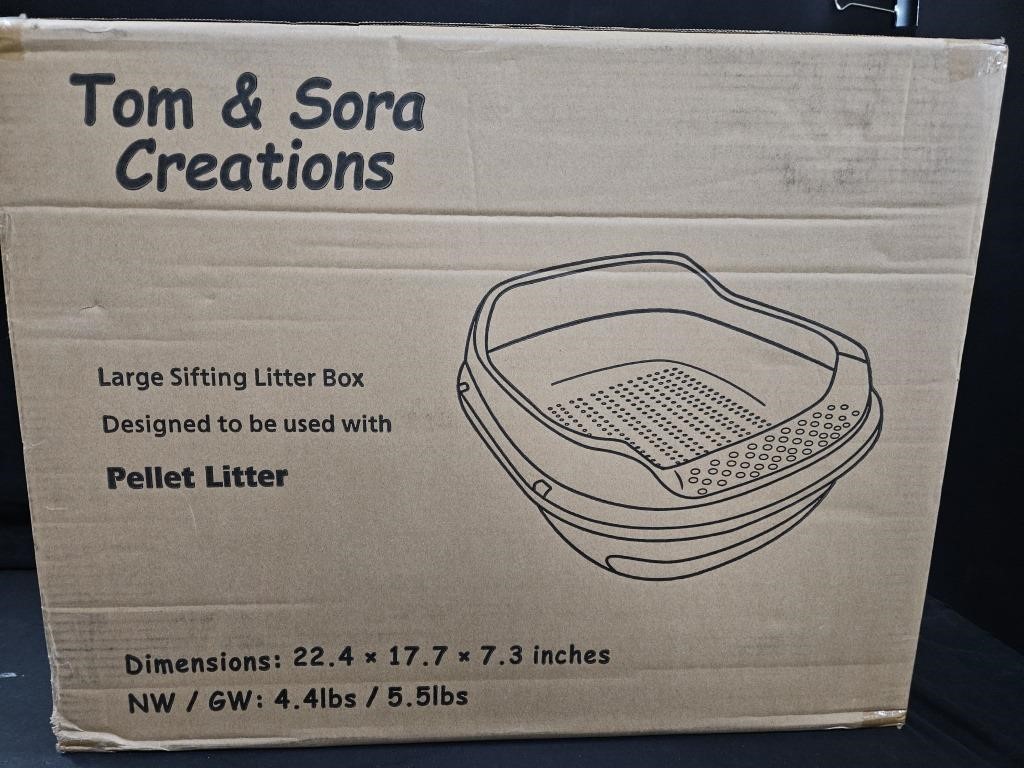 Tom & Sora Creations large litter box