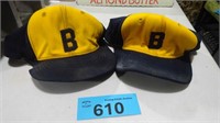 (2) Belleville WI Baseball Caps