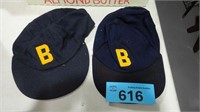 (2) Belleville WI Baseball Caps