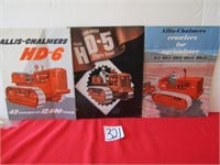 3 COLOR SALES CATALOG ON THE HD AC TRACTORS